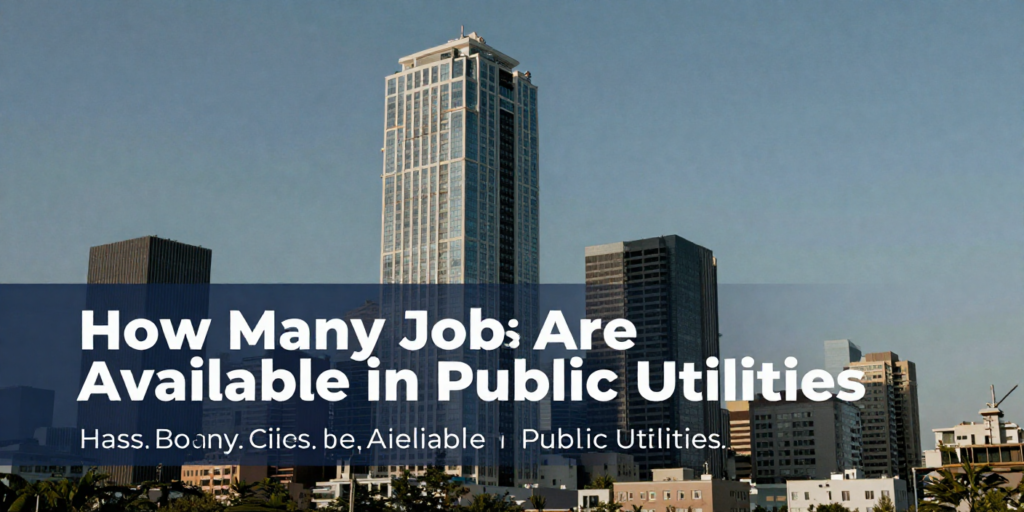 How Many Jobs Are Available in Public Utilities