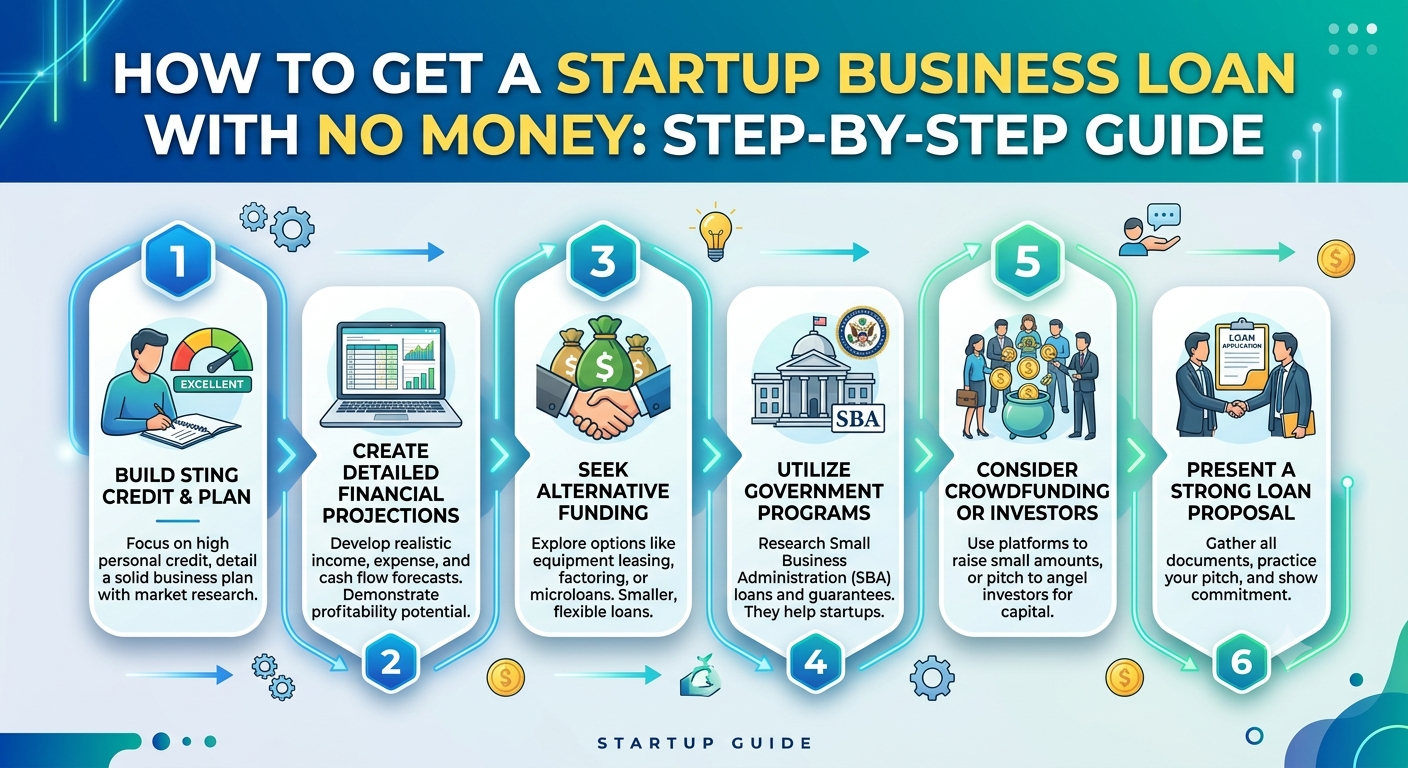 How to Get a Startup Business Loan With No Money