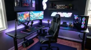 L-Shaped Gaming Desk