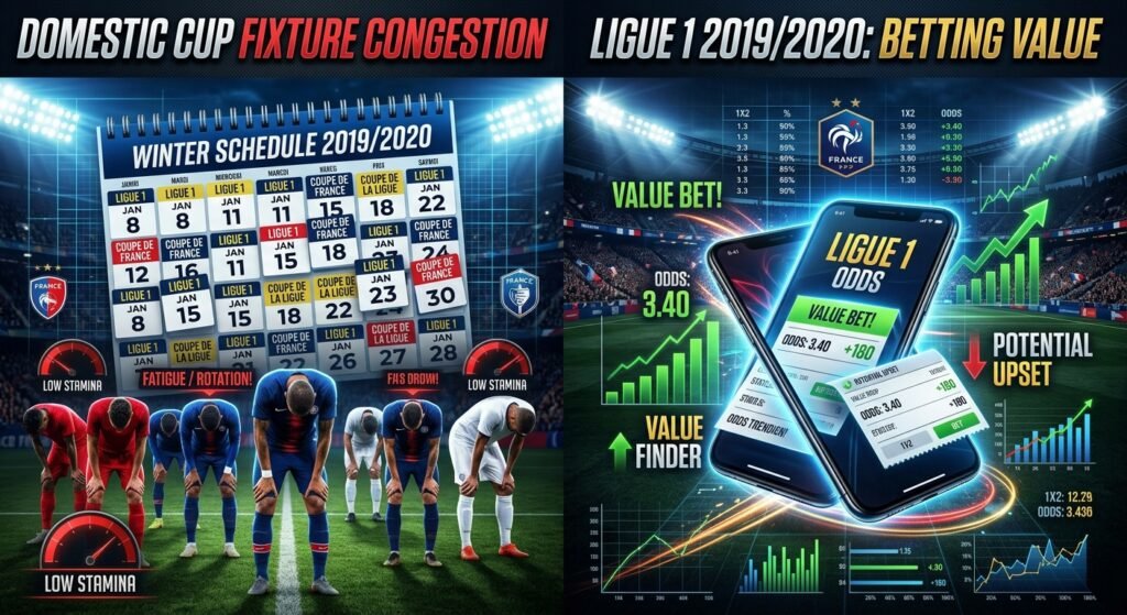 Domestic Cup Fixture Congestion and Ligue 1 2019/2020 Betting
