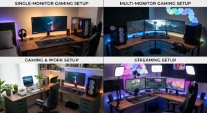 L-Shaped Gaming Desk